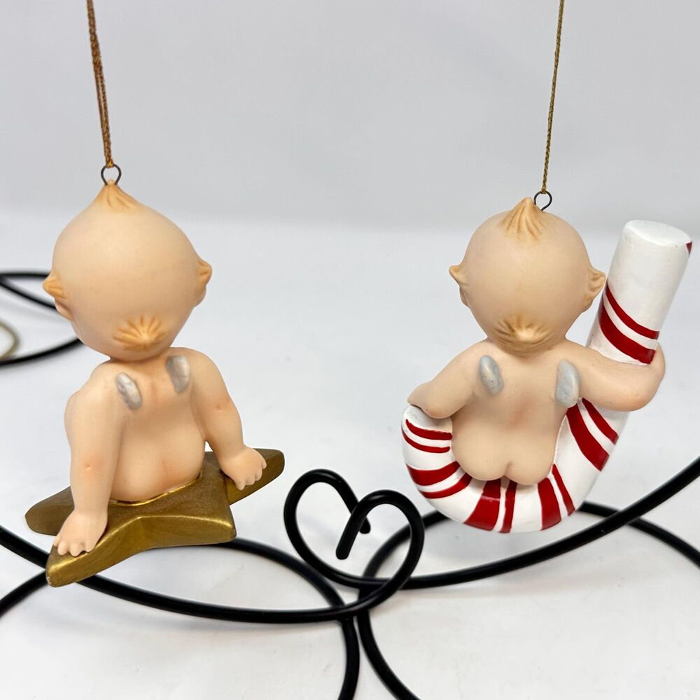 Danbury Mint Kewpie Doll Porcelain Christmas Ornament Collection Vintage READ - Picture 6 of 16
